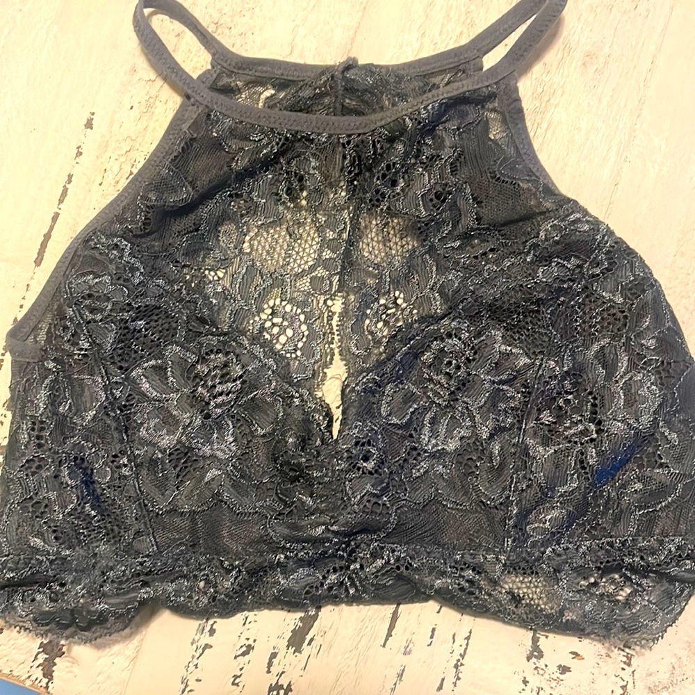 Beautiful bralette—- slate blue